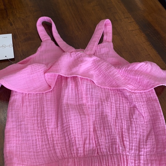 Big Girls Ruffled Button-Front Tank Top - Picture 6 of 8